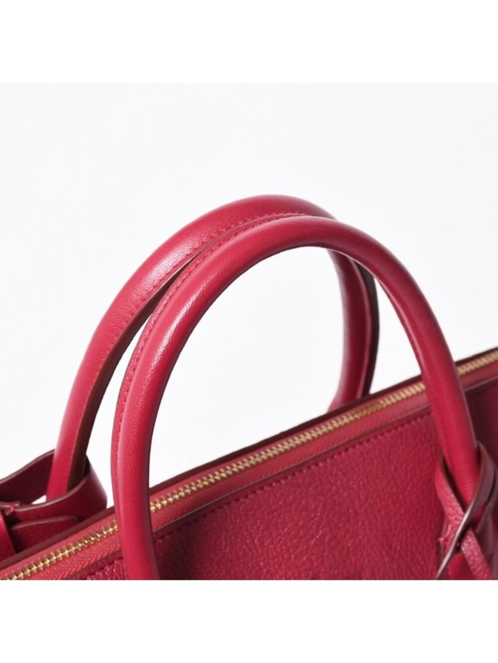 Louis Vuitton Automatic Marble Handbag Gray Leather Raspberry - Picture 6 of 16